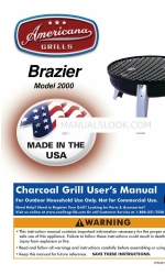 AMERICANA grill Brazier 2000 Manuale d'uso