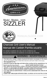 Americana Grills SIZZLER 3335 Gebruikershandleiding