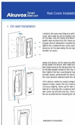 Akuvox R29X Посібник з монтажу