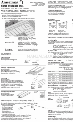 Amerimax Home Material 설치 지침