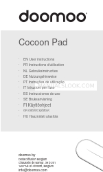 doomoo Cocoon Pad Instructions pour l'utilisateur