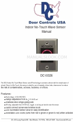 Door Controls DC10326 Manual