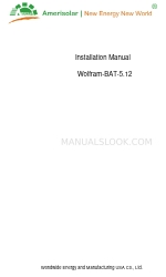 Amerisolar Wolfram-BAT-5.12 Посібник з монтажу