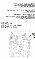 DAB FEKAFOS 280 Instructions For Installation Manual