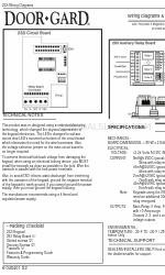 Door-Gard 232i Diagramas de cablagem e especificações