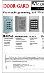 Door-Gard Wiegand 272i Instructies voor programmering en gebruik