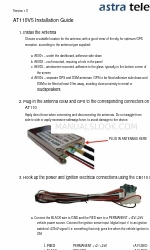 astra telematics AT110V5 Manuale di installazione