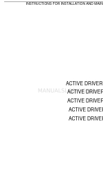 DAB PUMPS ACTIVE DRIVER M/M 1.1 Instrukcja instalacji i konserwacji