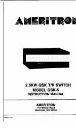 AMERITRON QSK-5 Manual de instrucciones