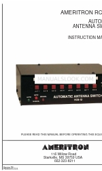 AMERITRON RCS-12 Kullanım Kılavuzu