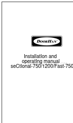 DoorHan Sectional-750 Manual de instalación y funcionamiento