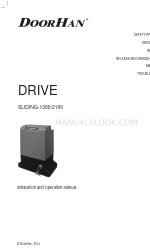 DoorHan SLIDING-1300 Manuale di installazione e funzionamento