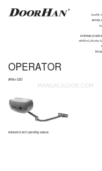 DoorHan ARM 320 Manual de instalación y funcionamiento