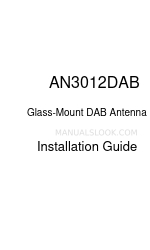 DABmotion AN3012DAB Manual de instalación