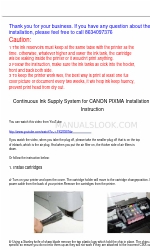 Canon PIXMA MP500 Instructions d'installation