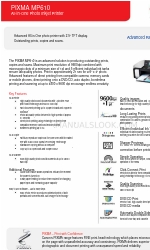 Canon PIXMA MP610 Series Brochura e especificações