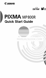 Canon Pixma MP800R Manuale di avvio rapido