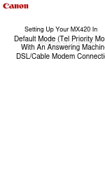 Canon PIXMA MX420 Series Налаштування