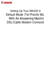 Canon PIXMA MX432 Setting Up