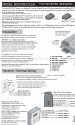 DoorKing MicroCLICK 8059 빠른 시작 매뉴얼