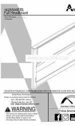 Ameriwood HOME 1625500EBL Folheto de instruções