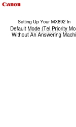 Canon PIXMA MX892 Setup Manual