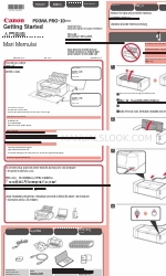 Canon PIXMA PRO-10 Getting Started