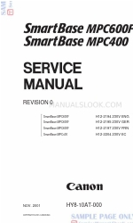 Canon SmartBase MPC400 Service Manual