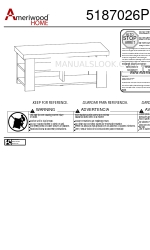 Ameriwood HOME 5187026PCOM Manuale