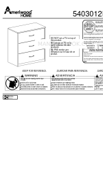 Ameriwood HOME 5403012PCOM Manuale