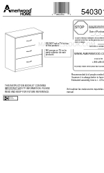 Ameriwood HOME 5403012WP Manual de instrucciones de montaje