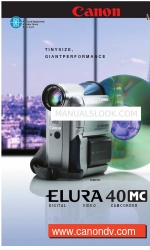 Canon 40MC - Elura MiniDV Digital Camcorder Folleto