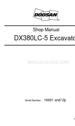 Doosan DX380LC-5 Manual da loja