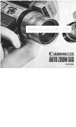 Canon Auto Zoom 518 Anleitung Handbuch