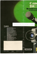 Canon Canosound 514XL-S Manual do utilizador