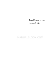 Acer AcerPower 2100 Podręcznik użytkownika