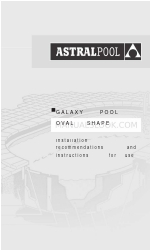 Astralpool Galaxy Pool Recomendaciones de instalación e instrucciones de uso