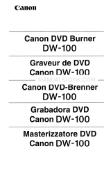 Canon DW-100 ユーザーマニュアル