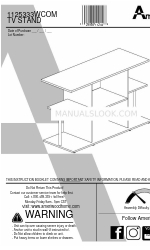 Ameriwood HOME 1125333WCOM Manual de instrucciones