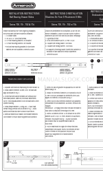 Amerock 700 Series Instruções de instalação