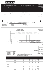 Amerock 703 Series Instruções de instalação