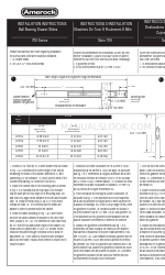 Amerock 709 Series Installation Instructions