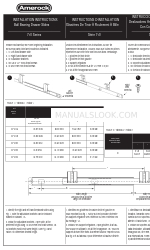 Amerock 710 Series Istruzioni per l'installazione