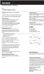 AmerTac TE04WHB Manual de instruções e garantia