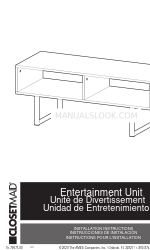 AMES CLOSETMAID 4962 Installation Instructions Manual