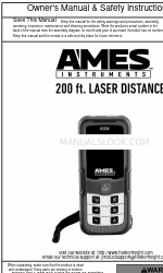 AMES 57013 Owner's Manual & Safety Instructions