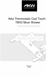 Akw Arka Thermostatic Cool Touch TMV2 Manual de instruções de instalação