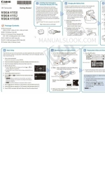 Canon VIXIA HF R50 Getting Started Manual