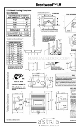 Astria Fireplaces Brentwood LV Manual