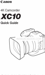 Canon XC10 Snelstarthandleiding